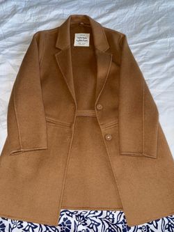 Zara kids outerwear collection/ brown coat
