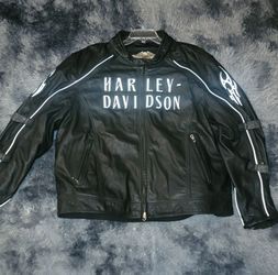 Leather Harley Davidson Jacket 