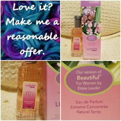 Luxury Cologne Fragrances for Women 

Luxury Version of Beautiful from Estee Lauder

Please go to my page and see other items that I have listed thank