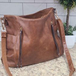 Tan Cross Body Bag