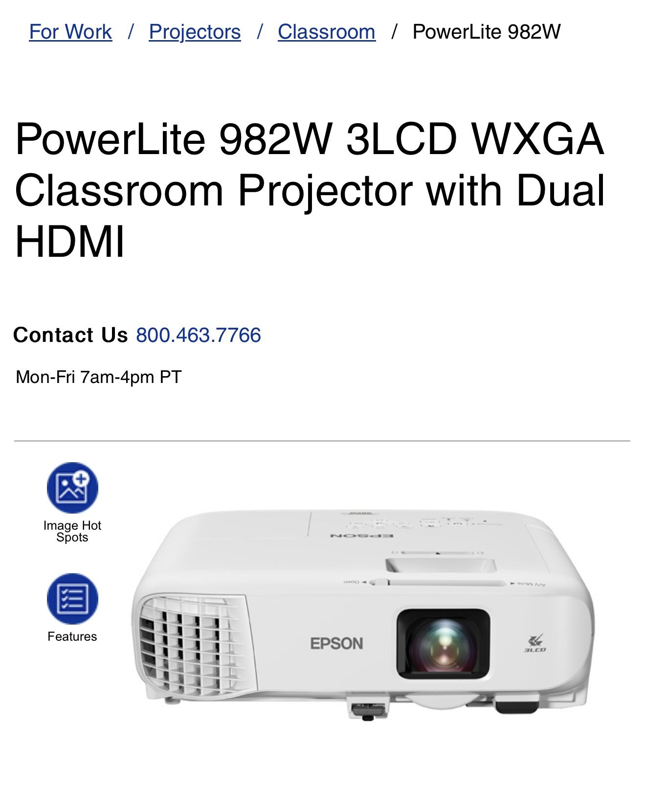 Epson Powerlite Projector