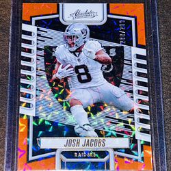 Josh Jacobs Red Squares Holo /299 Absolute