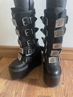 Naruto Platform Boots-Size 6