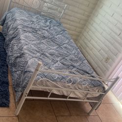 Twin Bed With Mattress 