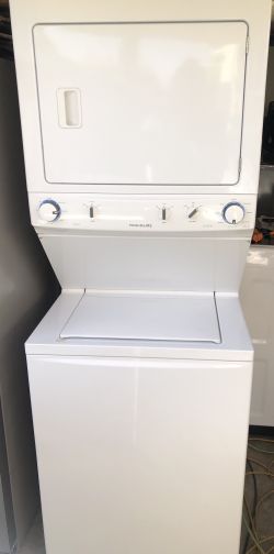 Frigidaire Stacked Laundry Center Washer and Gas Dryer Combo
