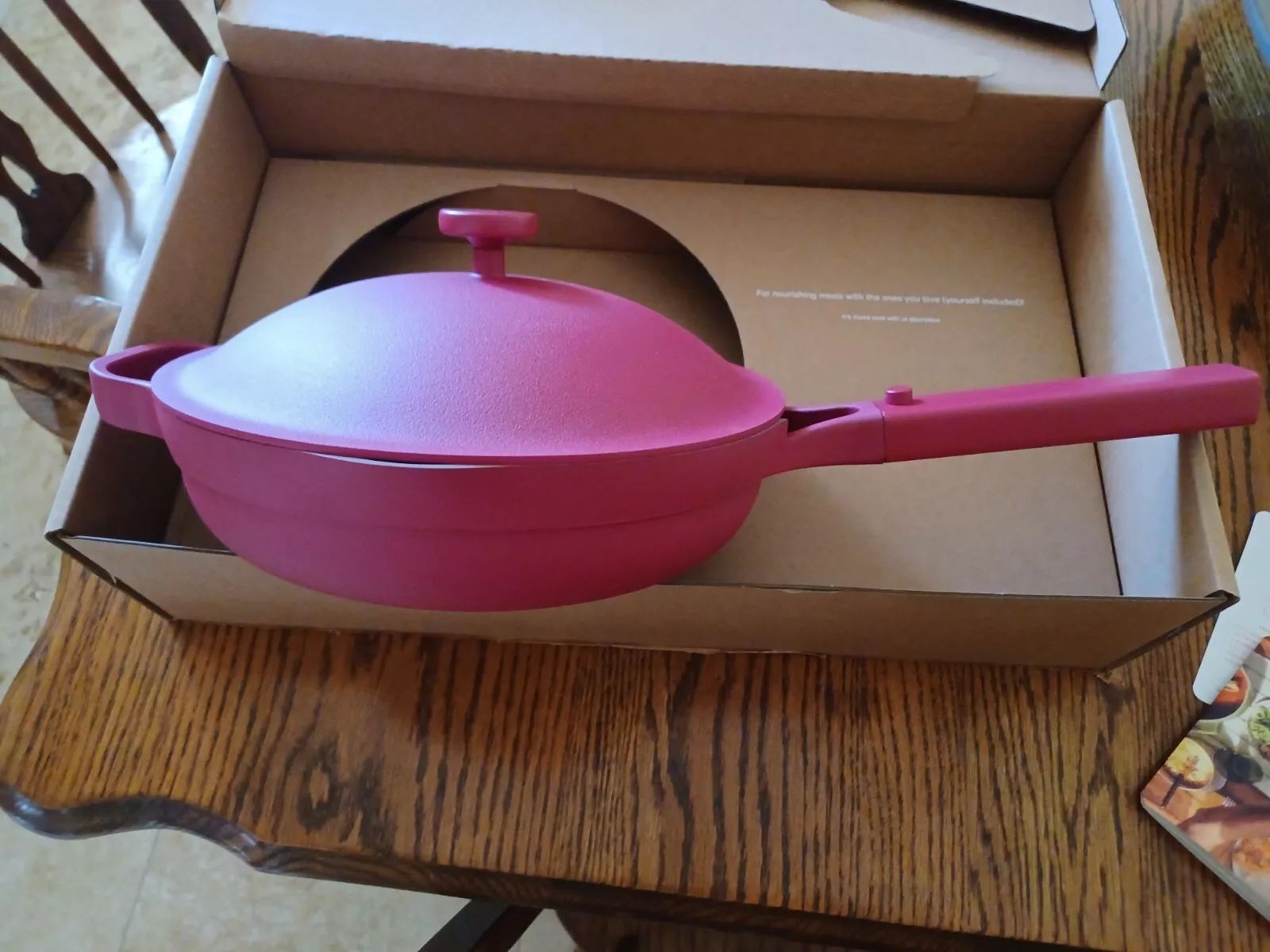 Our Place Always Pan 10.5" Ceramic Nonstick Skillet w/Steamer Basket- Rosa -NEW