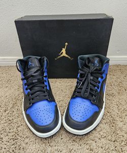 Jordan 1 Mid Size 7Y & Men's 7.5
