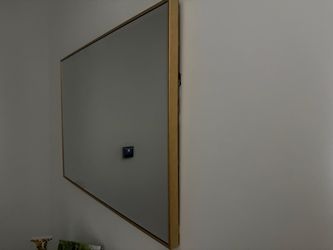Large Wall Mirror with Gold Frame