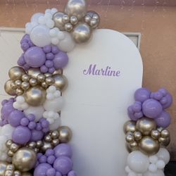 balloon garland & backdrop