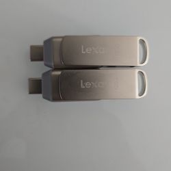 2x 128GB Lexar Dual Drive USB