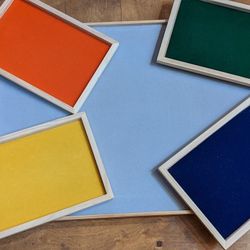 Wooden Puzzle Board And Puzzle