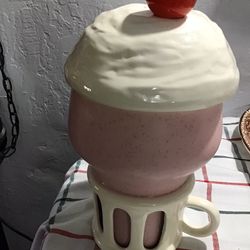 Strawberry Shake Cookie Jar. …..and Many Many More Collectible Cookie Jars