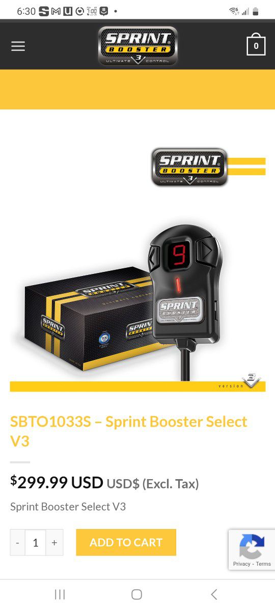 Sprint Booster 3 For Tacoma