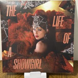 Taylor Swift The Life of a Showgirl: The Tiny Bubbles in Champagne Edition (Red Lipstick & Lace Transparent Vinyl)