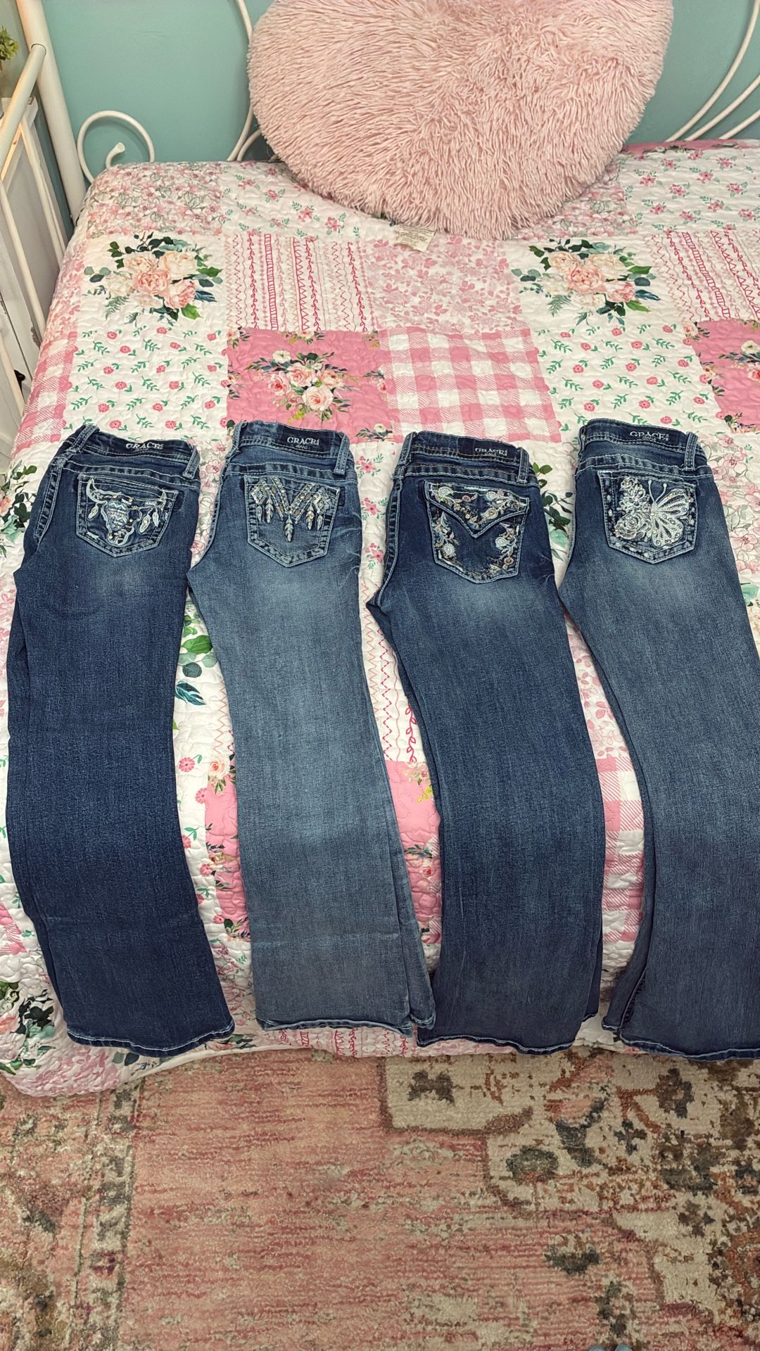 $10 Each Grace Jeans Girls, Youth Size 8,10,14,14