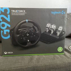 G923 True Force Steering Wheel And Pedals