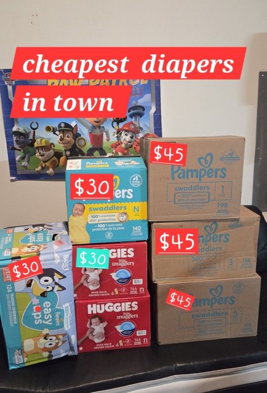 Diapers,  Diapers, Diapers