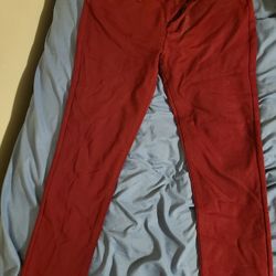Pants Red