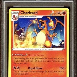 PSA 10 GEM MINT Charizard 025/185 Vivid Voltage RARE Pokemon Card