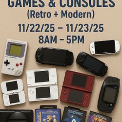 Garage sale, Console, Games and Accessories