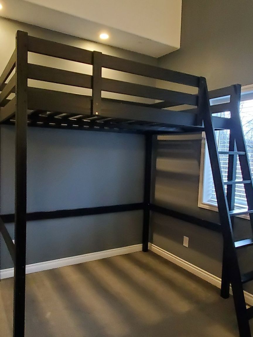 Ikea STORA Loft Bed In Black for Sale in Port Orchard, WA OfferUp