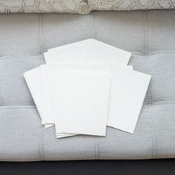 Set Of 50 5"X7" Flat Cover Cardstock DIY Wedding Invitations