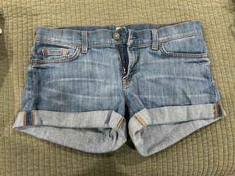 Women's Cuffed Denim Jean Shorts