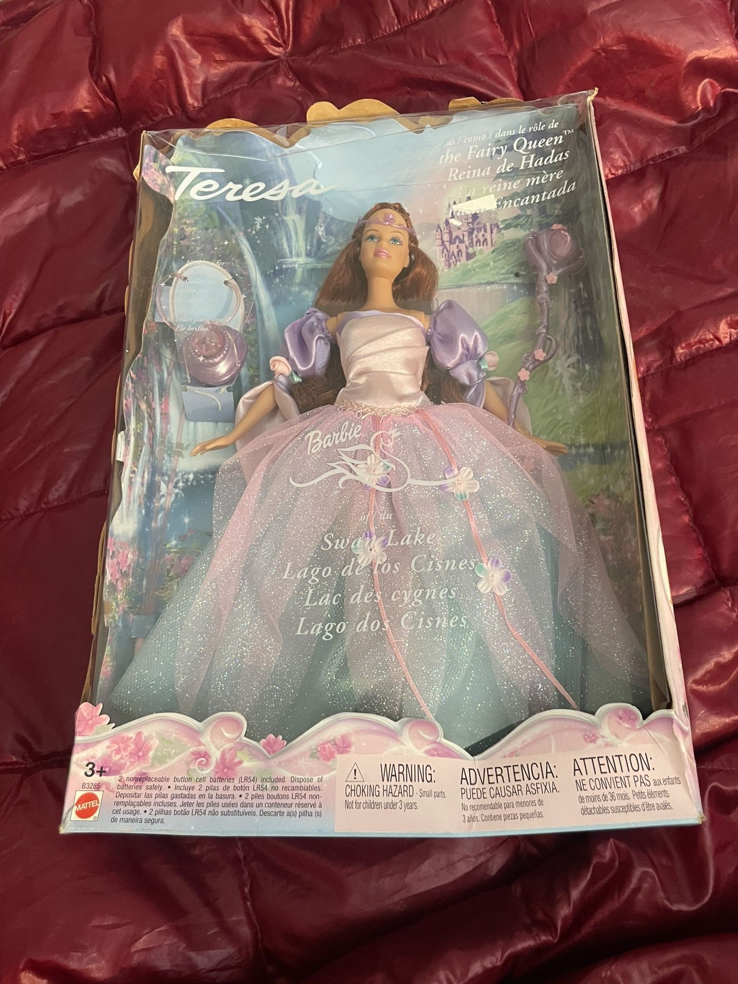 TERESA AS THE FAIRY QUEEN SWAN LAKE BARBIE B3285 Spanish Edition
