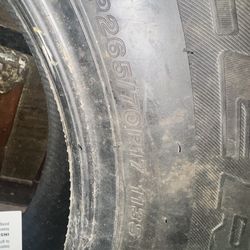 Bridgestone Dueler 265R17 Brand New Tire