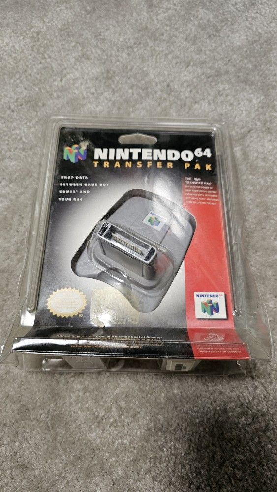 Nintendo 64 Transfer Pak NEW SEALED