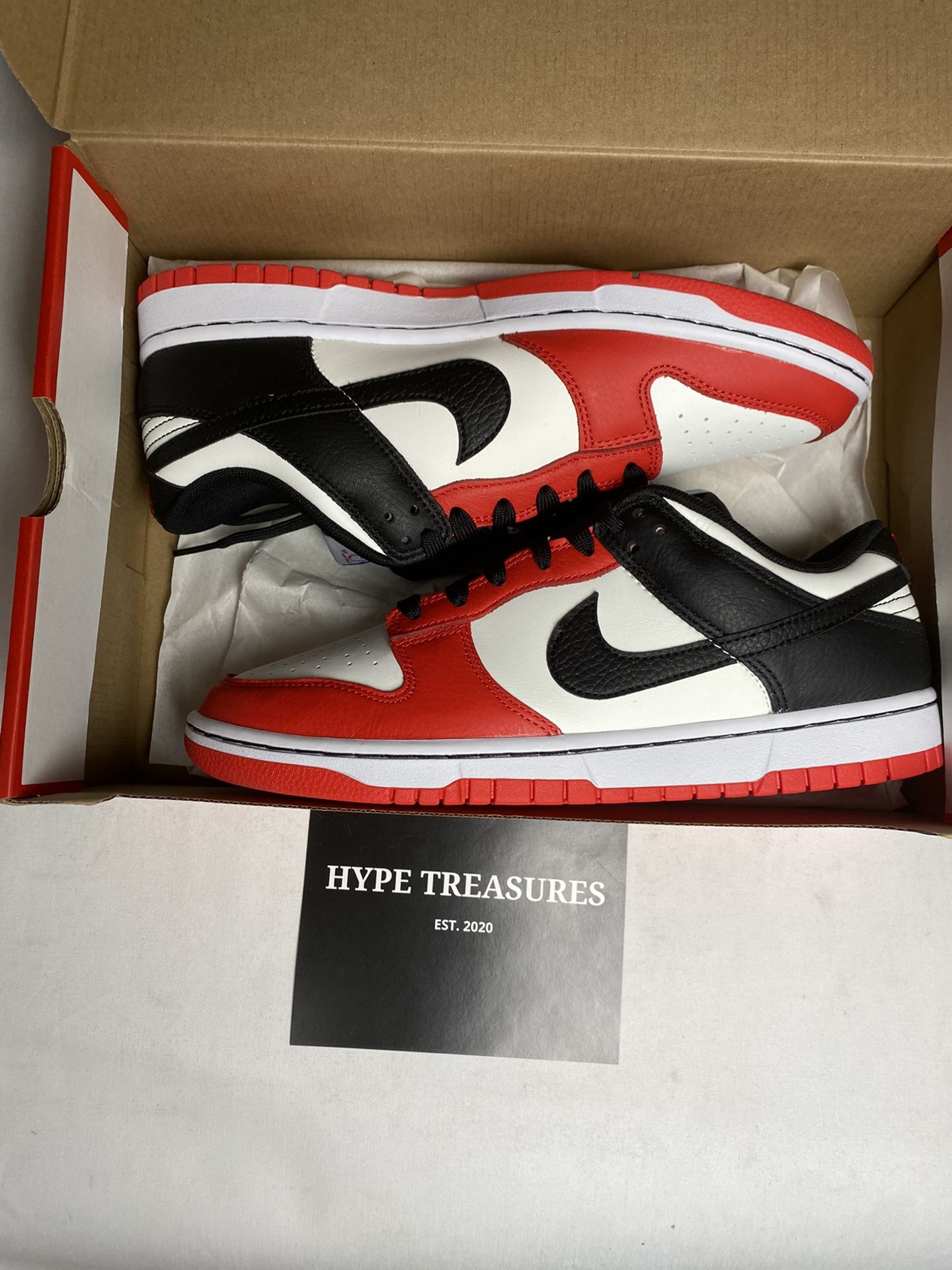 NEW Nike Dunk Low EMB NBA 75th Anniversary Chicago DD3363-100 