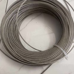 Steel Cable Steel Wire Rope 1/8” 100 FT