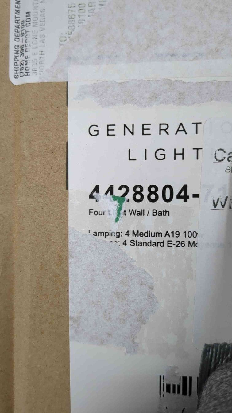 Canfield 4-Light Burnt Sienna Bath Light