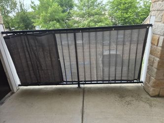 Balcony privacy screen porch cover