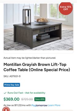 Lift Top Coffee Table