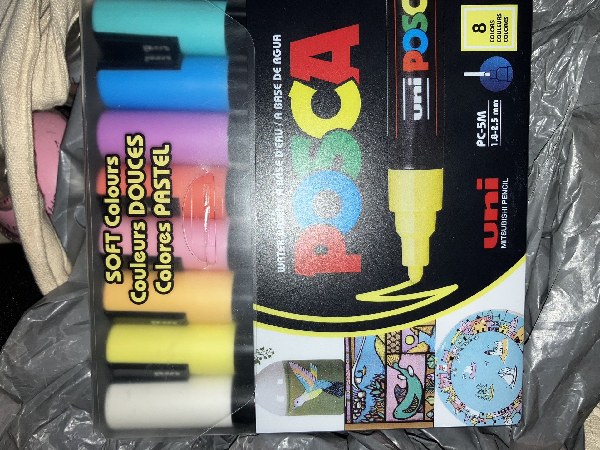 Posca Markers Light Shade 