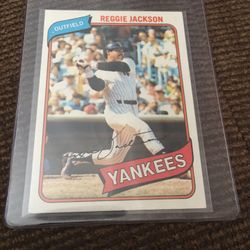 Baseball Card 1980 Topps Reggie Jackson