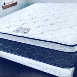 Queen Size Pillow Top Orthopedic 13”thick Brand New Delivery Available We Finance 