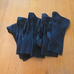 FREE - WORN Black Socks for Halloween Costumes / Crafts, etc.
