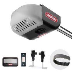 Genie Quiet-Lift 1/2 HPc Belt Drive Garage Door Opener w/ Remotes & Safe-T-Beam