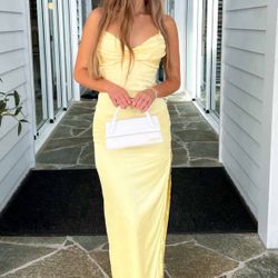 Honey Yellow Maxi Dress