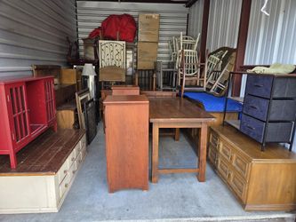 Huge Reseller Furniture Lot – Vintage, Antiques, Projects + New LG Freezer