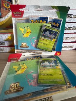 30th Celebration Tech Sticker Collection x3