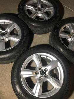 2015 17” Mustang 5.0 Wheels and Tires (x4) 5x114.3 235/55R17