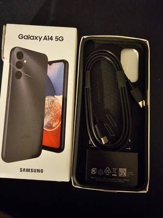 Galaxy a14 5g phone case plus cord brand new