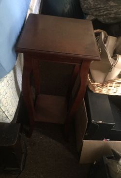 Tables and dressers and shelves