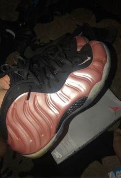 Foamposite rose gold sz 9.5