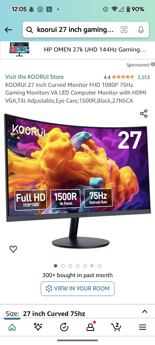 Gaming/Desktop Monitor 