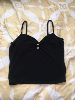 Black tank top