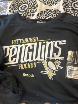 Mens Large Pittsburgh Penguin Long Sleeve Shirt NWT